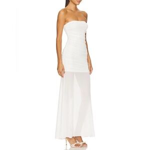 Amanda Uprichard x REVOLVE Leo Dress in Ivory